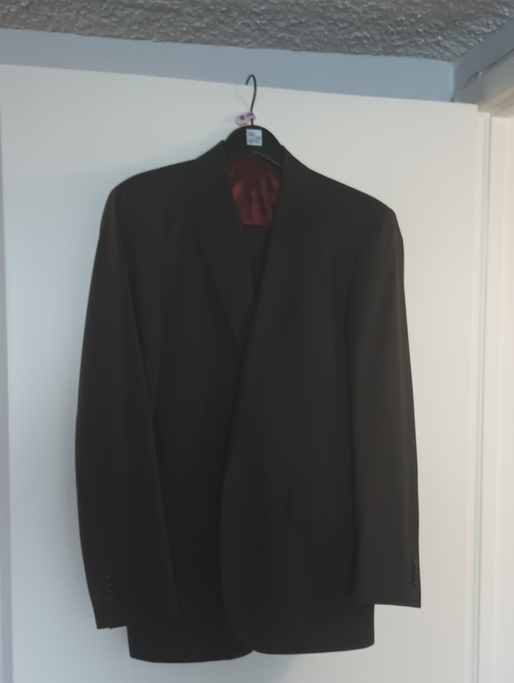Men's Fine Black Suit By Finest Maker Of Suits In The World